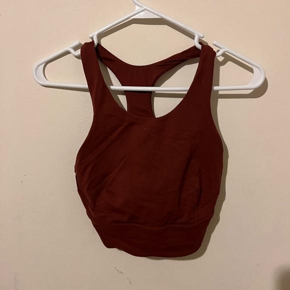 Lululemon Wunder Train Longline Bra *Medium Support, Size 8 Mulled Wine - Picture 5 of 9
